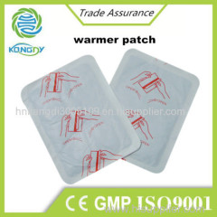 2017 hot sell China CE certificate OEM&ODM warm body disposable heat patch