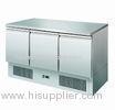 390L Saladette Counter Fridge Kitchen Refrigeration For Hotel With Artificial Defrost