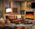 Apartment Bedroom Fake Flame LED Wall Mounted Electric Fireplace With Heater