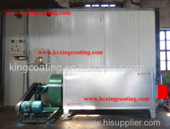 gas electrostatic powder coating curing oven