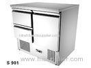 Kitchen Refrigeration Salad Display Fridge With Two Drawers 110 - 115V 60Hz