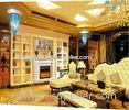 Villa Luxury Decor Remote Control Modern Electric Fireplace Heater Adjustive Flame