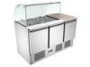 Single - Temperature Saladette Counter Fridge 3 Door / Salad Prep Counter