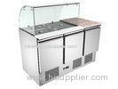 Single - Temperature Saladette Counter Fridge 3 Door / Salad Prep Counter