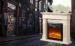 Customizable wood / Stainless Steel Modern Flames Electric Fireplace