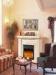 European White Antique Imitation Marble Fireplace with Remote Control