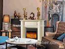 LED Decorative Flame House Imitation Marble Fireplace European Style