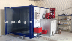 electrostatic powder coating oven diesel burner