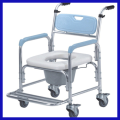 Metal potty chair adult with wheels