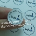 Hot sale Wholesale Sticker accept custom order and adhesive type printed round stickers