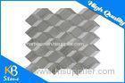 3D Effect Polished Marble Mosaic Tiles Wooden Grey Home Flooring Tile Modern 3D Wall Sheet