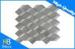 3D Effect Polished Marble Mosaic Tiles Wooden Grey Home Flooring Tile Modern 3D Wall Sheet