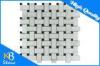 Eastern White Polished Basketweave Marble Mosaic Tiles Shower Floor / Flooring Tile Sheet