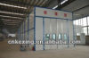 large industrial spray paint booth