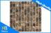 Square 1'' Dark Emperador Brown Marble Mosaic Tile Sheets For Interior Wall Decoration