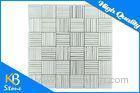Mixed Strip Polished China White Marble Home Decoration Flooring Tile