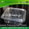 Temper Resistant 48 oz Clear Plastic Food Containers Birthday / Barbecue