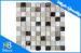 Mixed Colour Square StoneTravertine Mosaic Marble Wall Tiles Meshed On 12" x 12" Sheets