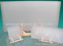 Solar glass Low-iron Patterned Glass for solar panel on hot sale