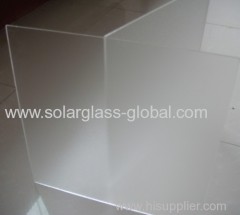 Solar glass Low-iron Patterned Glass for solar panel on hot sale