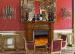 Enegy Saving Deco Flame European Electric Fireplace , Solid Wood Fireplaces