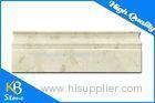 Luxury Building Material Marble Floor Border / Cream Marifl Liner Marble Stone Chair Rail Border
