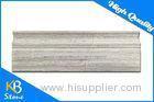 Modern Polishing Wooden Grey Marble Border Home Decoration Flooring Tiles 20mm Thickness