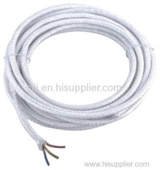 Insulated braided power cord