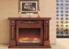 Classic 1.2M Oak Solid Wood Home Furniture Fireplace Electric Heaters
