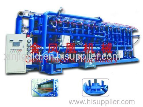 Automatic air cooling block moulding machine with CE