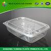 2 Compartment Food Containers , Plastic Disposable Food Container