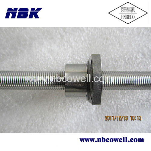 High stiffness antibacklash Precision ball screw and support
