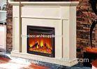 Restaurant Indoor Room LED Electric Fireplace 1.8 Meter With Fake Flame