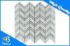 Indoor Outdoor Diamond Carrera White Marble Mosaic Tile Polished 305 x 305mm 10mm Thickness