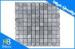 Polished Italy Grey Square Mosaic Wall Tiles Internal / External Marble Decorative Wall Tile