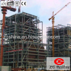 Biomass and coal CFB boiler