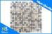 Mixed Colour Travertine Mosaic Tile Square Shape Home Decoration Wall / Flooring Tiles