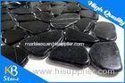 Internal External Decorative Wall Tile Pebble Stone Marble Tile / Black Mosaic Stone Tiles