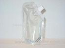 Transparent Durable Concealable Plastic Rum Runner Flask For Energy Drink