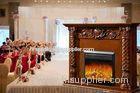 Decorative Fake Flame European Electric Fireplace Heater Insert for Apartment