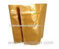 Golden Foil Packaging Bags For Coffee With Vent Valve