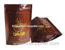 Zippered Stand Up Coffee Bags with Valve