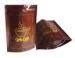 Zippered Stand Up Coffee Bags with Valve
