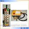 Yellow 11 Programmable Double Step Pushbutton Wireless Hoist Remote Control