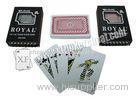 Taiwan Royal 100% Plastic Poker Cards Gambling Props For Magic Trick