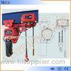 250kg - 50ton Manual Chain Hoists , Construction Wire Rope Electric Hoist