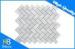 Honed Bianco Carrara White Herringbone Marble Mosaic Kitchen Tiles / Floor or Wall Tile