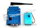 Blue Aluminum Gambling Accessory 4 Channel Wireless Receiver 1.2 Ghz