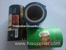 Colorful Laminated Cookie Plastic Film Rolls , High Barrier Foil Film Rolls