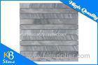 Italy Grey Polished Marble Stone Tile Strip Meshed On 12" x 12" Modern Decorative Wall Tiles